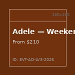 Adele — Weekends with Adele III