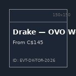 Drake — OVO World Tour