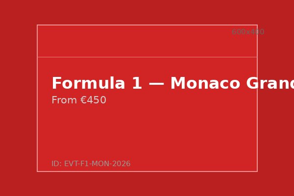 Formula 1 — Monaco Grand Prix 2026