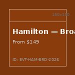 Hamilton — Broadway Revival