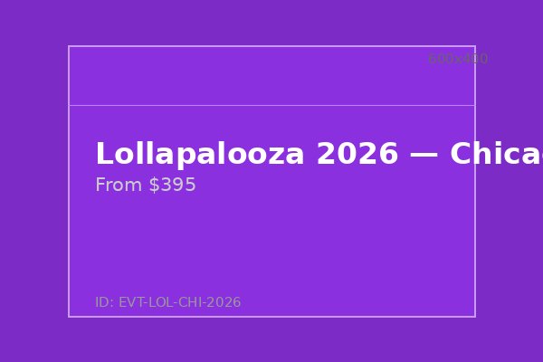 Lollapalooza 2026 — Chicago