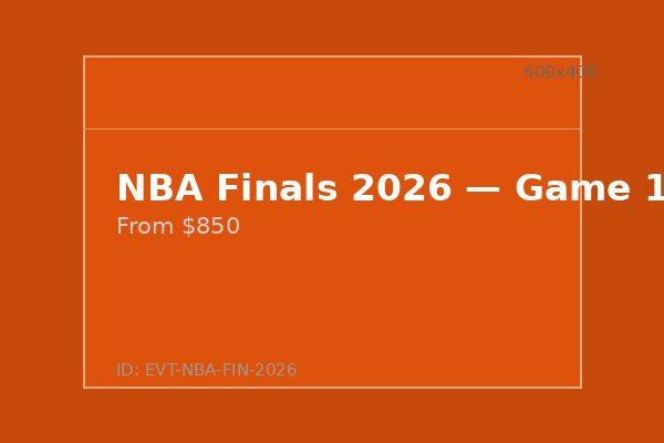 NBA Finals 2026 — Game 1