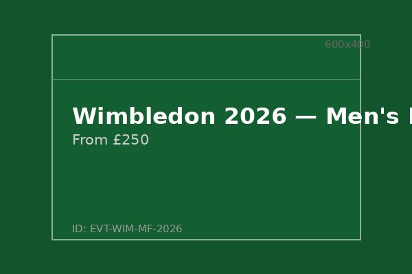 Wimbledon 2026 — Men's Final