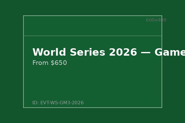 World Series 2026 — Game 3
